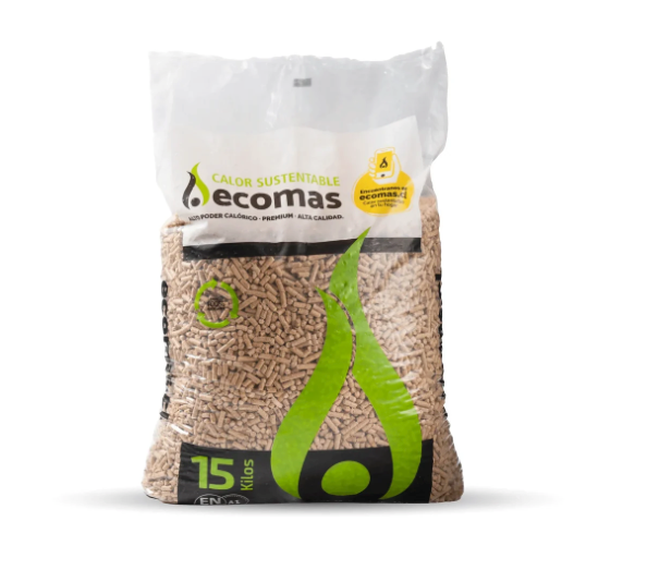 72 bolsas de Pellet Madera 15 kg